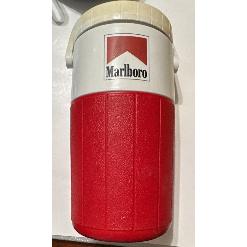 Coleman 5590 Marlboro Red Plastic Thermos Jug Cooler Wichita Kansas USA